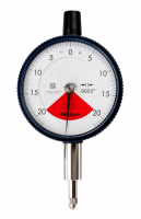 Индикатор часового типа, плоская задняя часть, тип ANSI/AGD, один оборот, ударопрочный и пылезащищенный, 0,04", 0,0005" (2977AB)