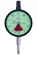 Индикатор часового типа, с ушками сзади, тип ISO, один оборот, ударопрочный, 4 мм, 0,01 мм (2928A)