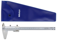 Штангенциркуль с нониусом, точная регулировка 0-180 мм, 0,02 мм, метрический (532-102)