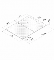 Специальная базовая пластина 815 x 1140 x 15 CRYSTA-Apex S 7106 (K551191)