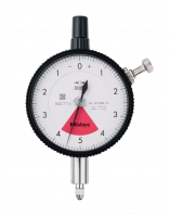 Индикатор часового типа, плоская задняя часть, тип ANSI/AGD, один оборот, подшипник с драгоценными камнями, ударопрочный и пылезащитный, 0,008", 0,0001" (2910AB-72)