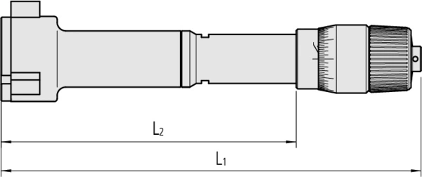 3-точечный нутромер Holtest 8-9", 0,0002", экономичный тип (368-878)