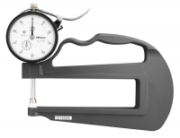 Толщиномер с циферблатным индикатором 0-1", 0,001", горловина 4,72", керамические контактные элементы (7322A)