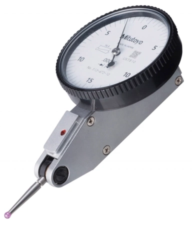 Индикатор циферблатный, гориз., рубиновый, базовый набор, 0,03", 0,0005", 9,52 мм стержень, стилус (513-472-10E)