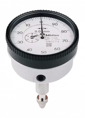 Индикатор часового типа, тип ISO, конструкция с задним плунжером, обратный циферблат, 5 мм, 0,01 мм (1162A)