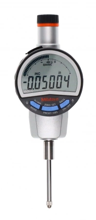 Цифровой индикатор ID-C, тип ASME/ANSI дюймовый/метрический, 1", 0,00002", плоская задняя пластина (543-722B)