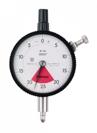 Индикатор часового типа, с креплением сзади, тип ANSI/AGD, один оборот, ударопрочный и пылезащищенный, 0,04", 0,0005" (2909A-62)