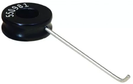 Пружинный зажим с изогнутым кончиком, A=30° L=33 мм серия opti-fix (K550980)