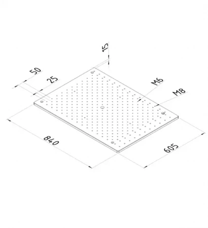 Специальная базовая пластина 605 x 840 x 15 CRYSTA-Apex V 574 (K551187)