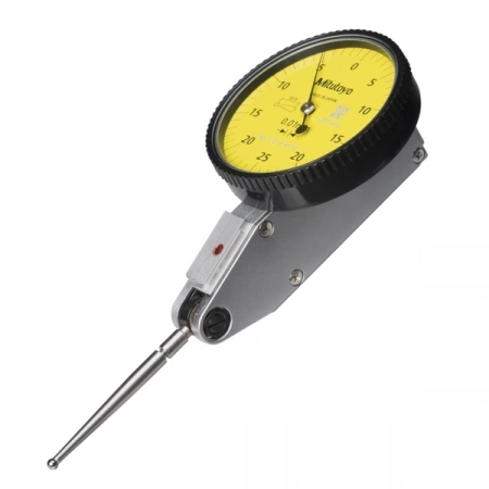 Индикатор циферблатный, горизонтальный, плюс набор, 0,5 мм, 0,01 мм, стержень 4/8 мм, 2 щупа (513-414-10A)