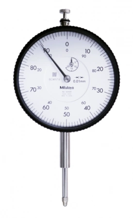 Индикатор часового типа, плоская задняя поверхность, тип ISO 20 мм, 0,01 мм (3050AB)