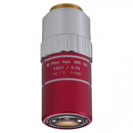 M Plan Apo NIR HR 100X Объектив высокого разрешения для наблюдения в светлом поле в ближнем инфракрасном диапазоне (378-864-15)