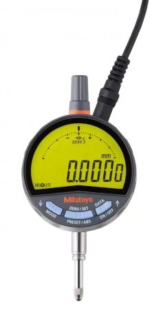 Цифровой индикатор ID-F, ASME/ANSI/AGD дюймовый/метрический, 0,5", 0,00002", с адаптером переменного тока CEE/плоской задней пластиной (543-856B-D)