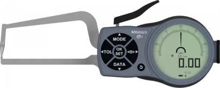 Внешний цифровой штангенциркуль 0-20 мм, 0,01 мм, D=1,5 мм сфера (209-933)