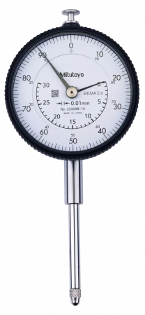 Индикатор часового типа, с задним ушком, подшипник с драгоценными камнями типа ISO, 30 мм, 0,01 мм (2330A-10)