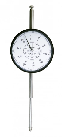 Индикатор часового типа, плоская задняя поверхность, подшипник с драгоценными камнями типа ISO, ударопрочный, 50 мм, 0,01 мм (3058AB-19)