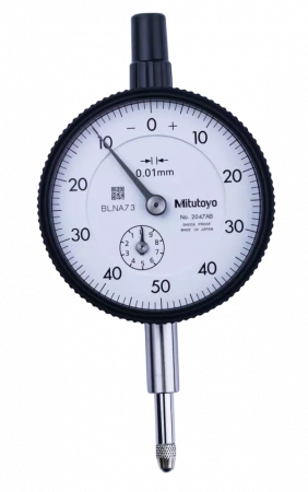 Индикатор часового типа, плоская задняя часть, тип ANSI/AGD 10 мм, 0,01 мм (2047A-01)