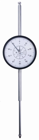 Индикатор часового типа, с задним креплением, подшипник с драгоценными камнями типа ISO, ударопрочный, 80 мм, 0,01 мм (3060A-19)